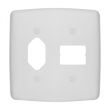 Placa para Tomada + 2 Teclas 4x4 - Mônaco